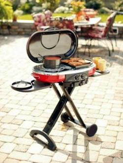One of many availabe portable grills